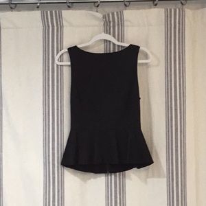 Alice + Olivia sleeveless peplum top